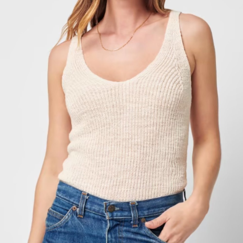 Faherty Miramar Linen Sweater Tank